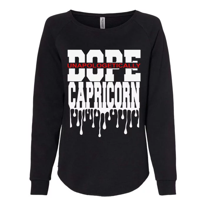 Dope Queen King Graphic Decor Capricorn Astrology Zodiac Womens California Wash Sweatshirt