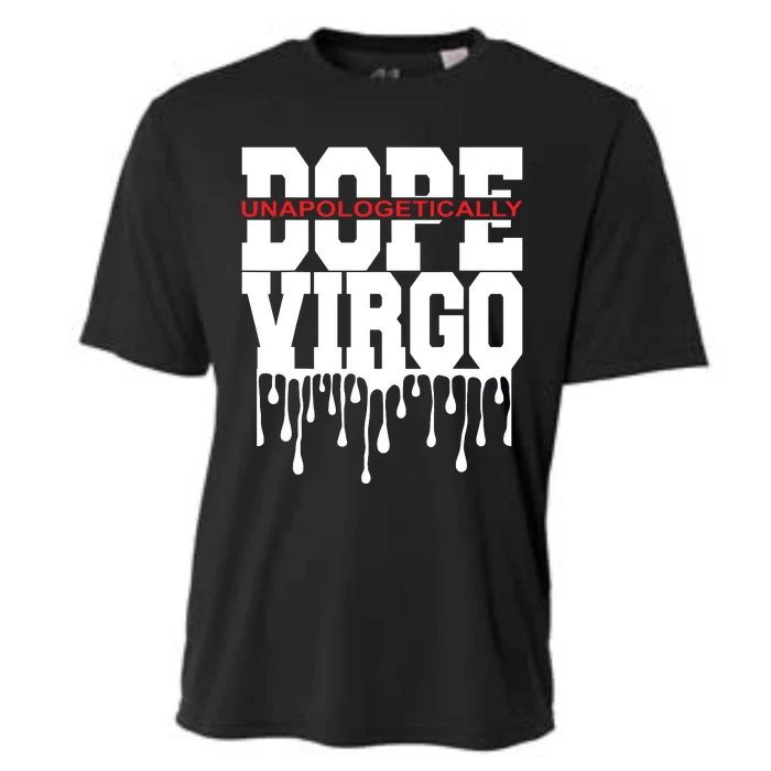 Dope Queen King Graphic Decor Virgo Astrology Zodiac Cooling Performance Crew T-Shirt