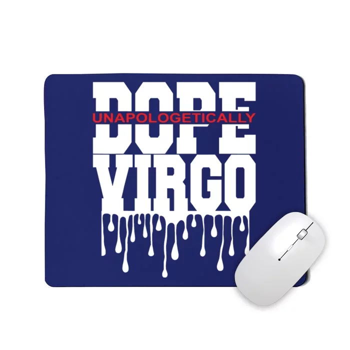 Dope Queen King Graphic Decor Virgo Astrology Zodiac Mousepad