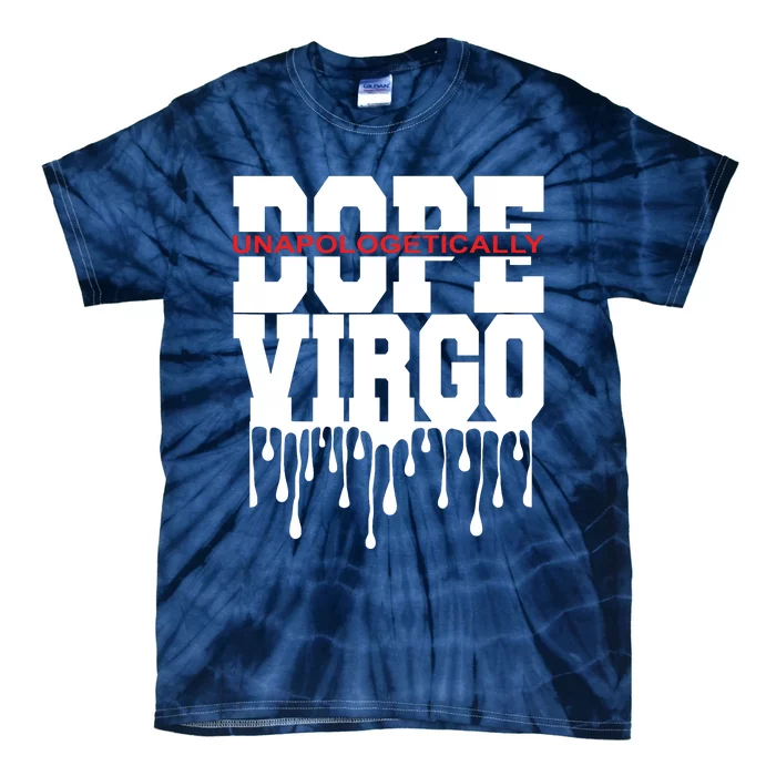 Dope Queen King Graphic Decor Virgo Astrology Zodiac Tie-Dye T-Shirt