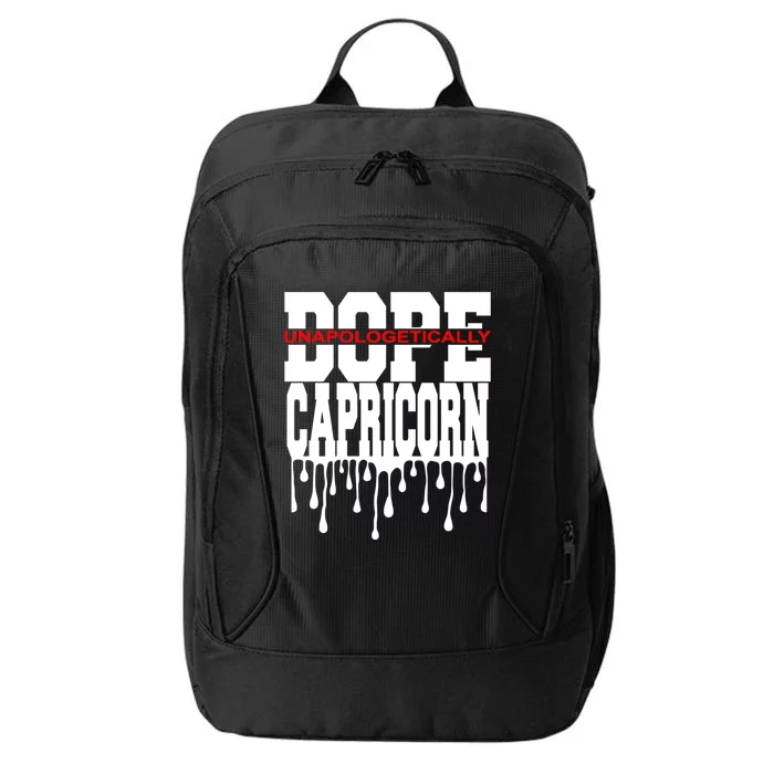 Dope Queen King Graphic Decor Capricorn Astrology Zodiac Meaningful Gift City Backpack