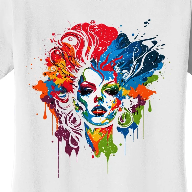 Drag Queen Lgbtq Pride Rainbow Support Drag Queens Women's T-Shirt