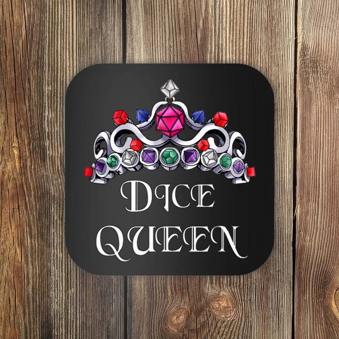 Dice Queen Role-playing Coaster