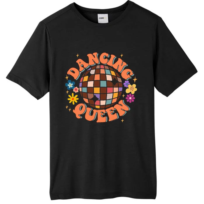 Dancing Queen Retro Bridesmaids 70’s Disco Bachelorette ChromaSoft Performance T-Shirt