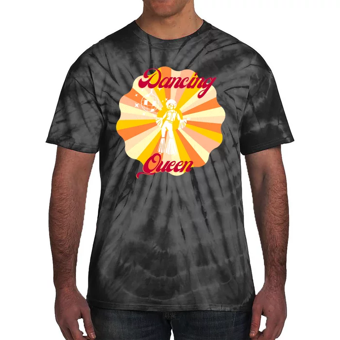 Dancing Queen Retro Vintage Disco 70s Trending Tie-Dye T-Shirt