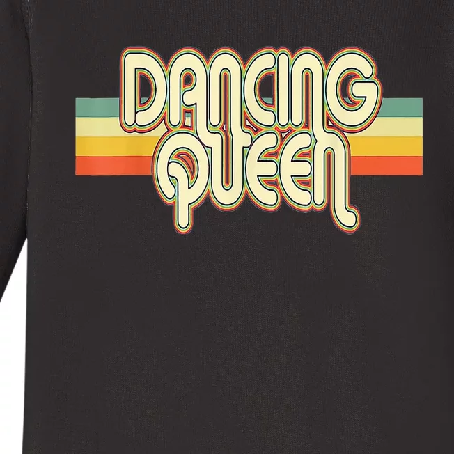 Dancing Queen Roller Disco Outfit 70s Costume For Women Baby Long Sleeve Bodysuit