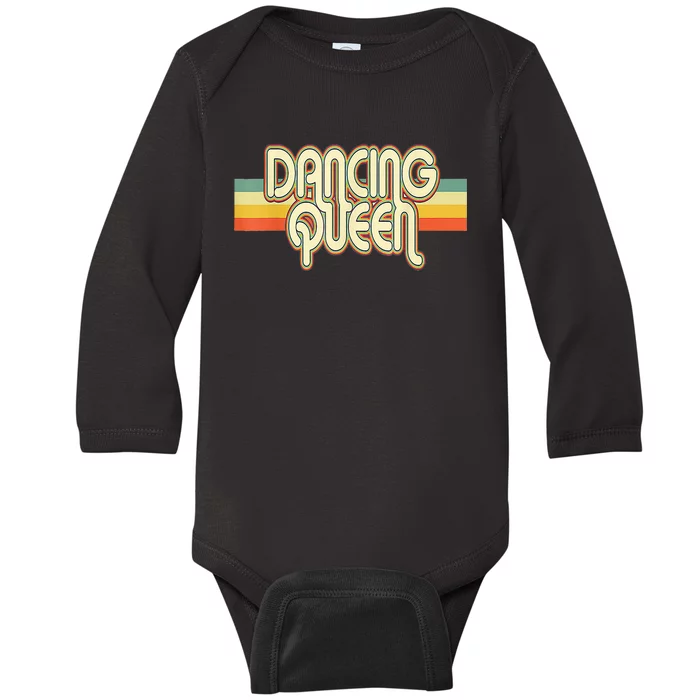 Dancing Queen Roller Disco Outfit 70s Costume For Women Baby Long Sleeve Bodysuit