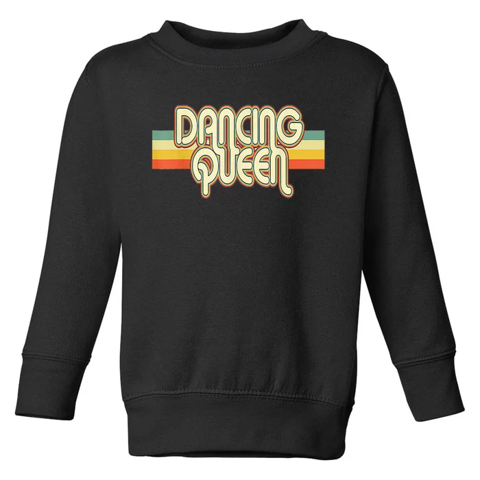 Dancing Queen Roller Disco Outfit 70s Costume For Women Toddler Sweatshirt