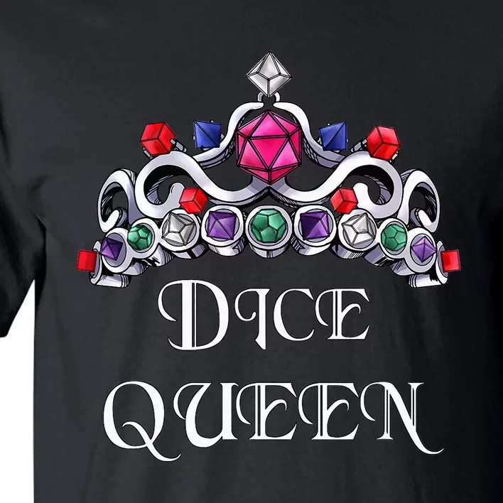 Dice Queen Role-playing Tall T-Shirt