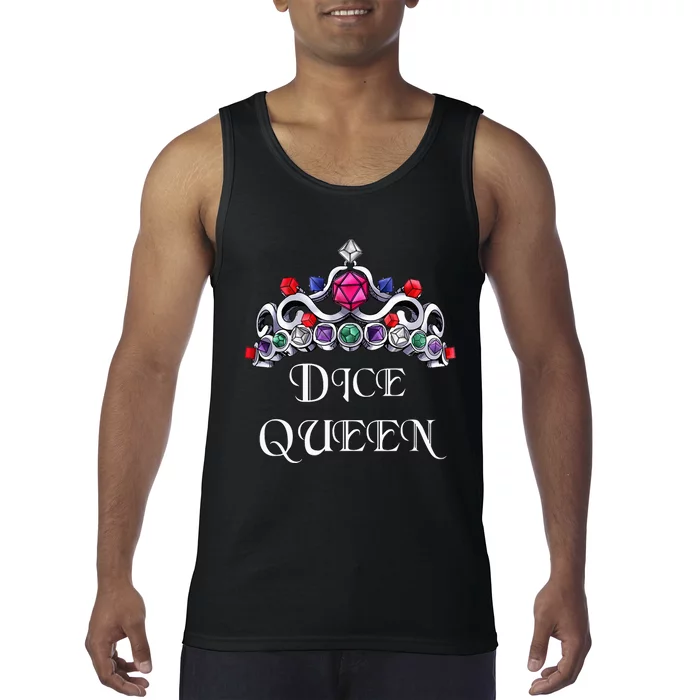 Dice Queen Role-playing Tank Top