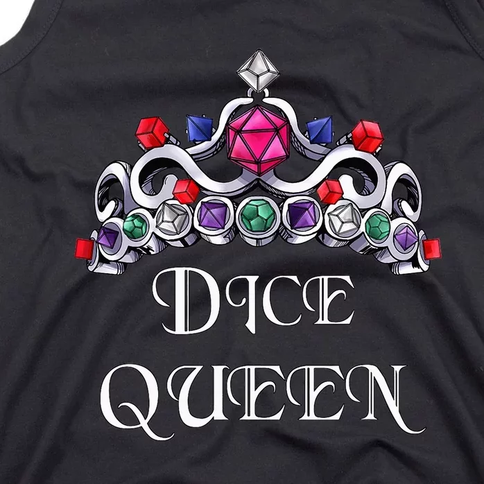 Dice Queen Role-playing Tank Top