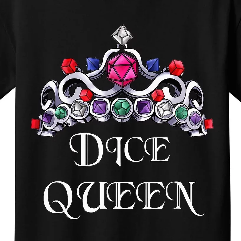 Dice Queen Role-playing Kids T-Shirt