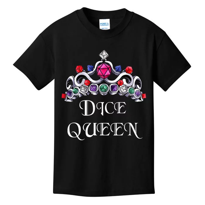 Dice Queen Role-playing Kids T-Shirt