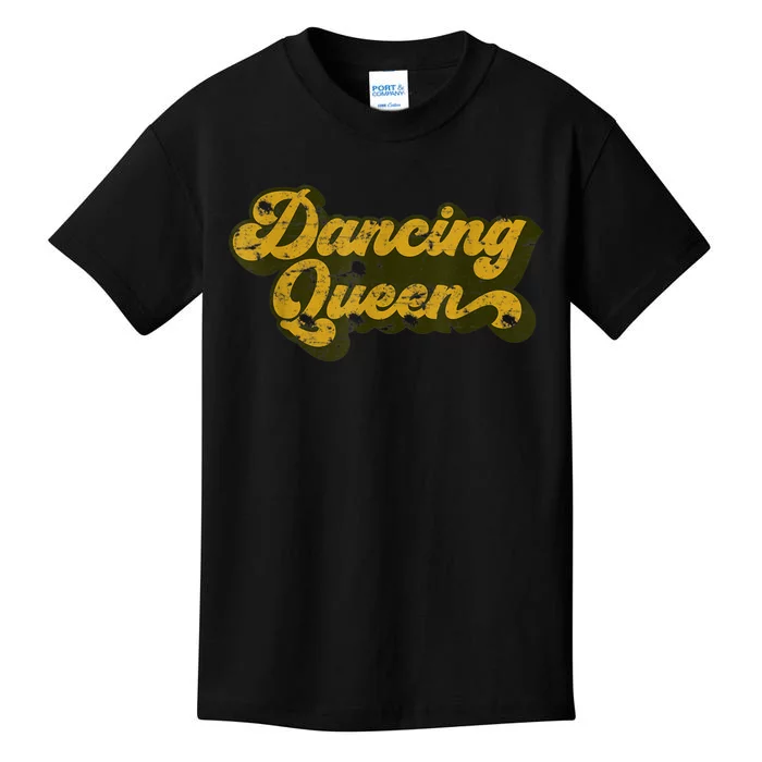 Dancing Queen Retro 1970s Vintage Gift Kids T-Shirt