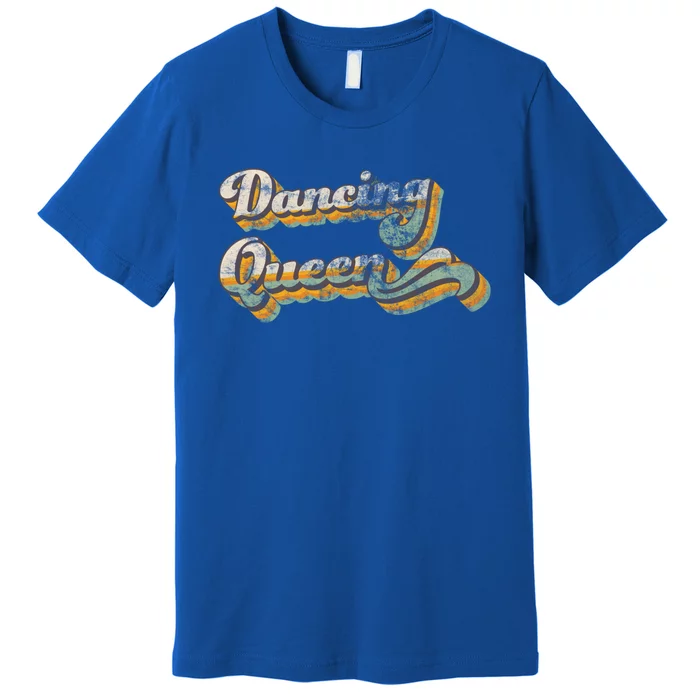 Dancing Queen Retro 1970s Vintage Gift Premium T-Shirt