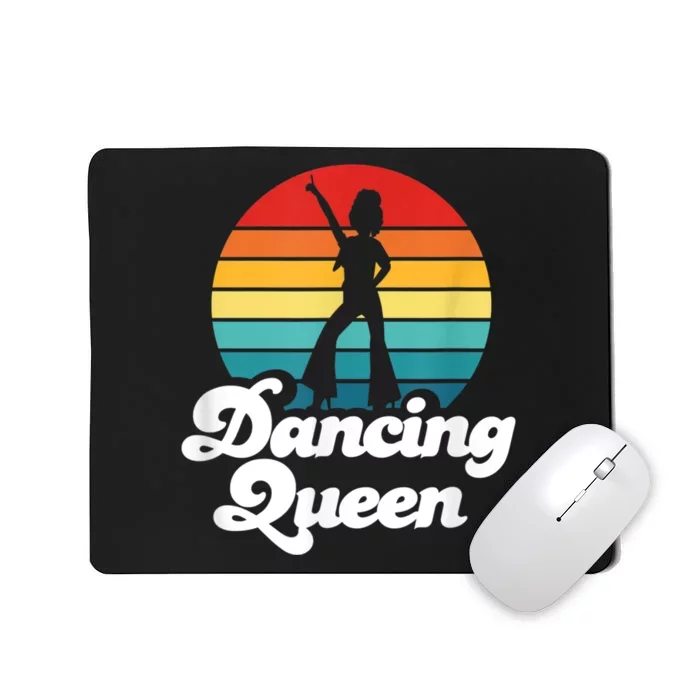 Dancing Queen Roller Disco Outfit 70s Costume For Women Mousepad