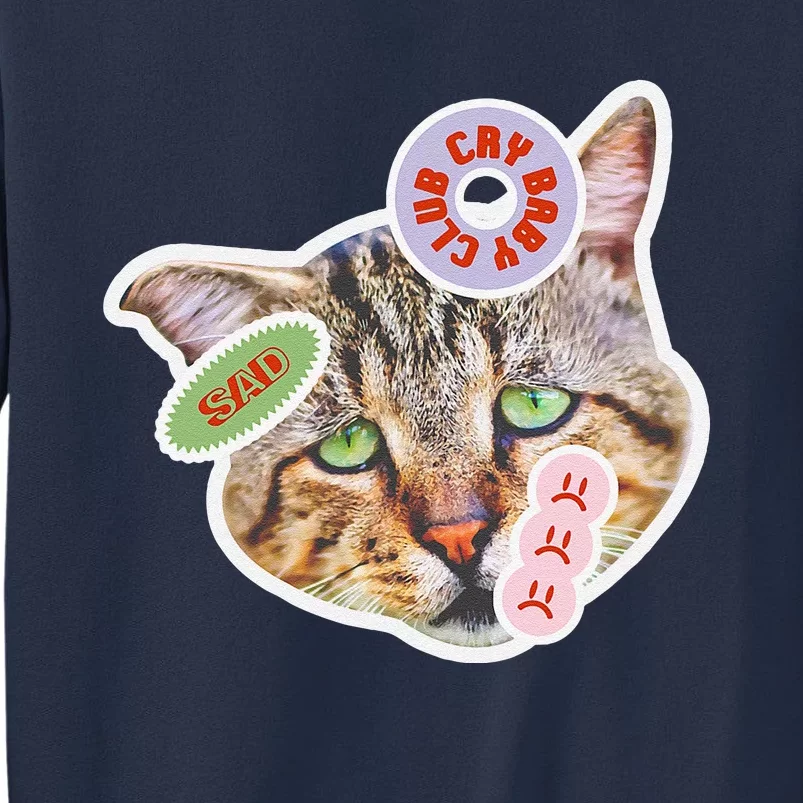 Drama Queen Sad Cat Funny & Ugly Cute Sweatshirt