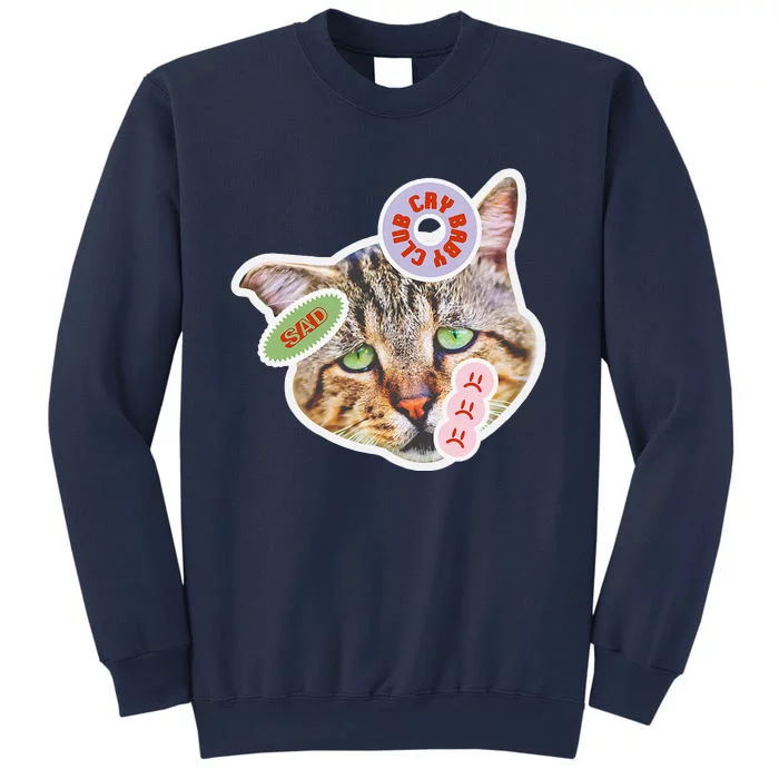 Drama Queen Sad Cat Funny & Ugly Cute Sweatshirt