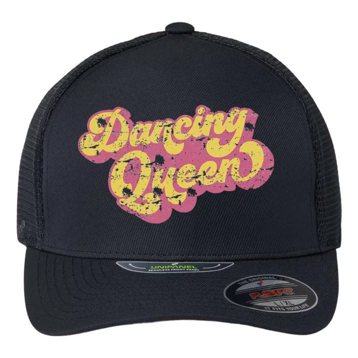 Dancing Queen Vintage Dancing 70s Flexfit Unipanel Trucker Cap