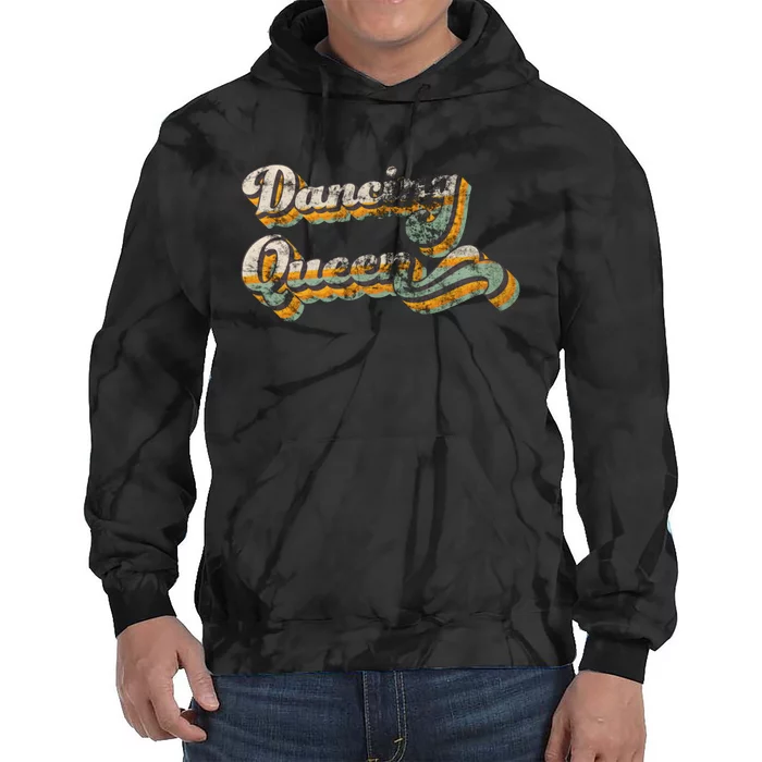 Dancing Queen Vintage 1970s Tie Dye Hoodie