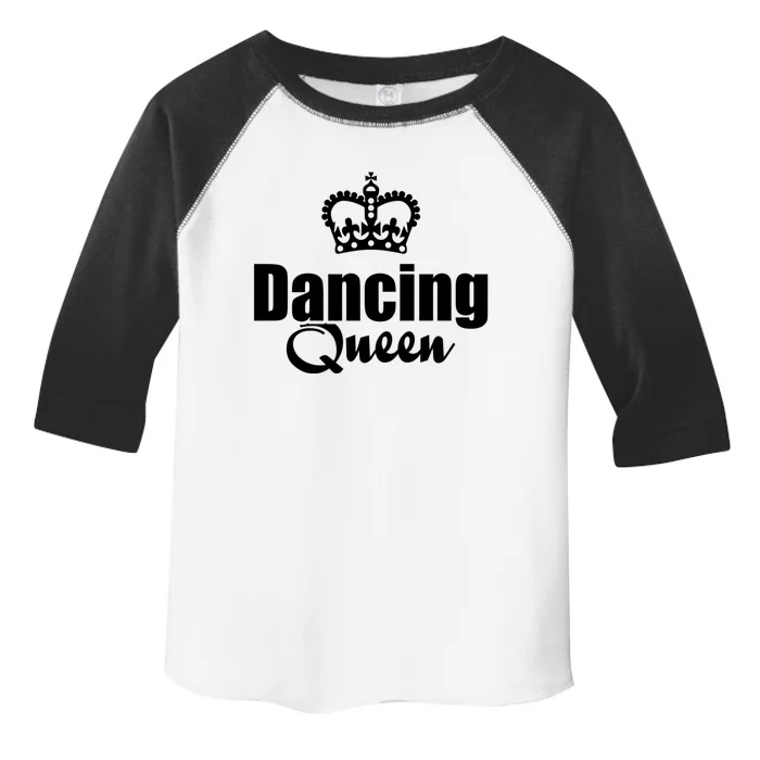 Dancing Queen With Crown Funny Graphic Dancer Dark Cute Gift Toddler Fine Jersey T-Shirt