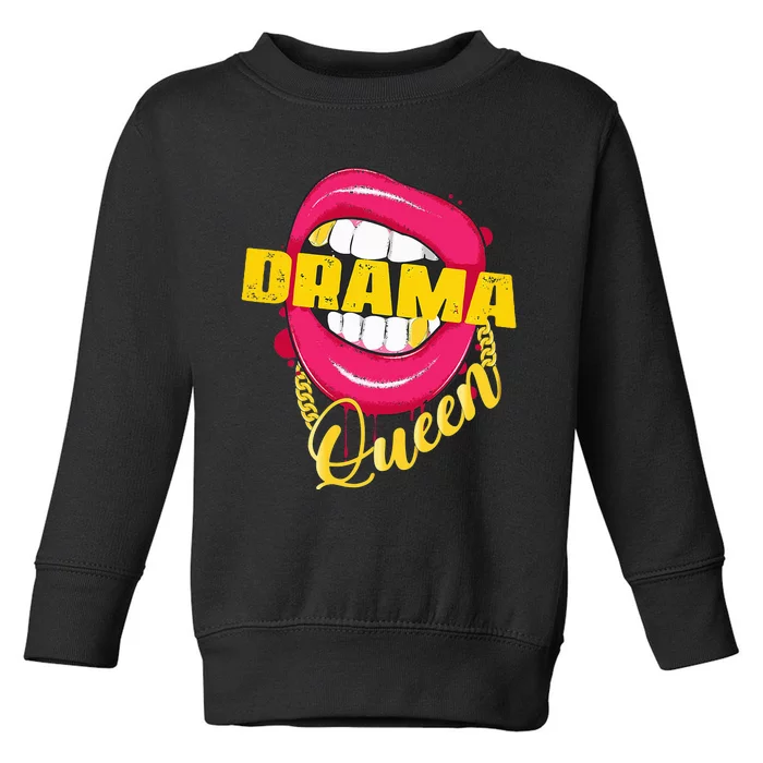 Drama Queen Woman Outfit Toddler Sweatshirt