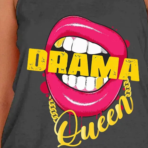 Drama Queen Woman Outfit Women's Knotted Racerback Tank