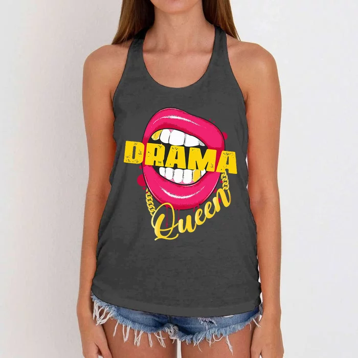 Drama Queen Woman Outfit Women's Knotted Racerback Tank