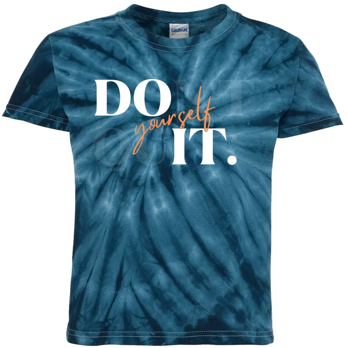 Don't Quit Yourself Motivational Kids Tie-Dye T-Shirt