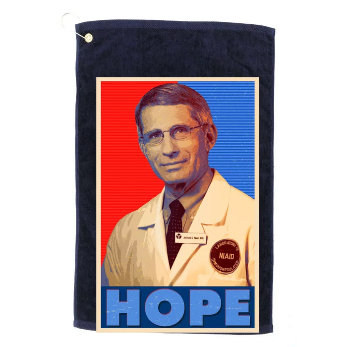 Dr Anthony Fauci Hope Platinum Collection Golf Towel