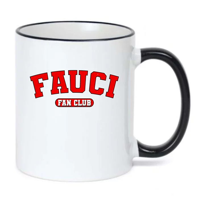 Dr Fauci Fan Club Logo Black Color Changing Mug