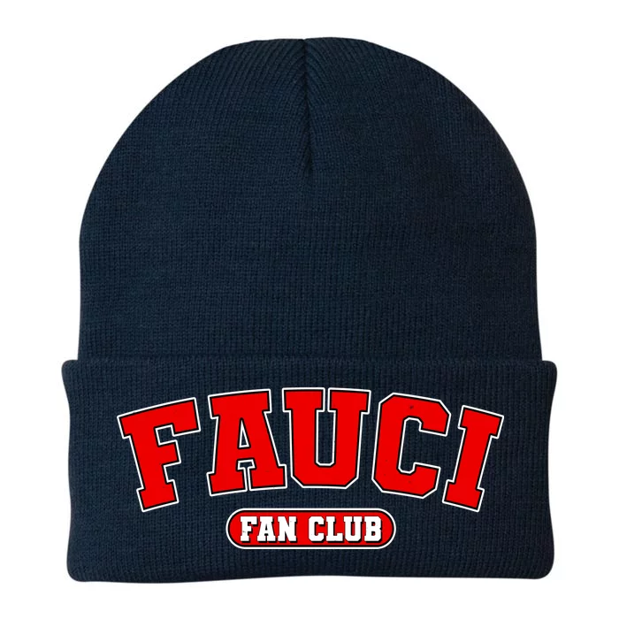 Dr Fauci Fan Club Logo Knit Cap Winter Beanie