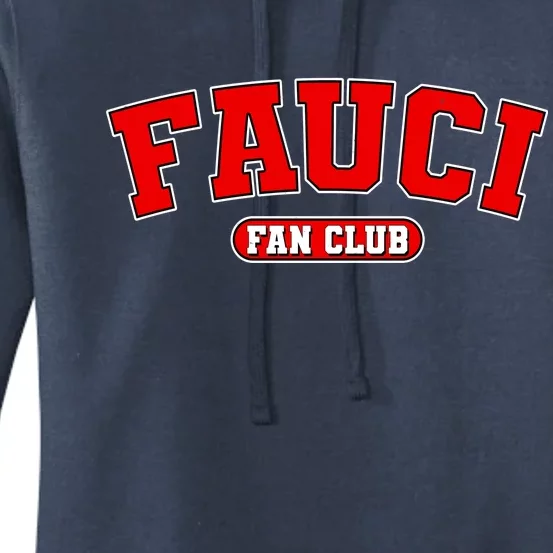 Dr Fauci Fan Club Logo Women's Pullover Hoodie