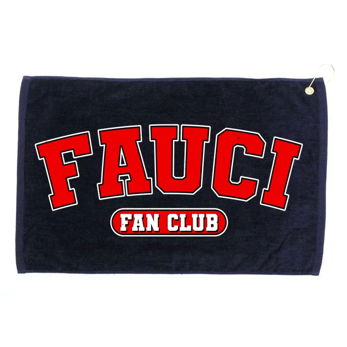 Dr Fauci Fan Club Logo Grommeted Golf Towel