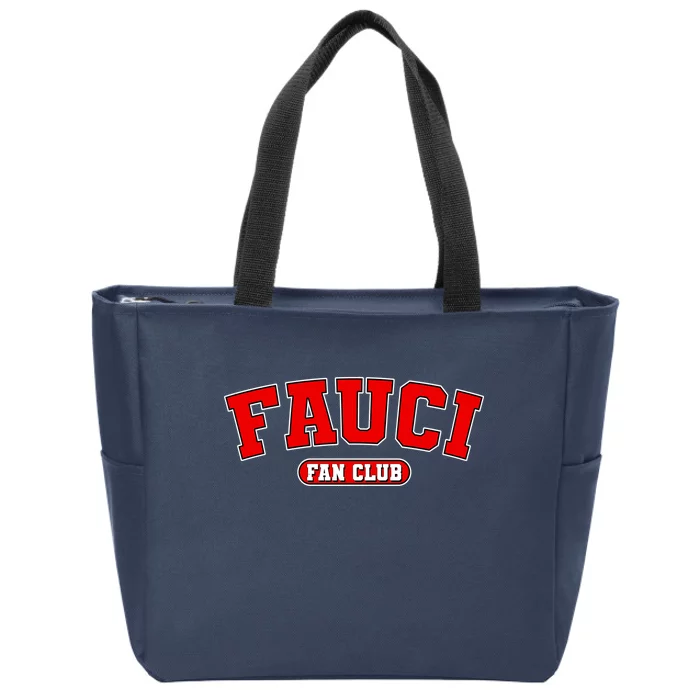 Dr Fauci Fan Club Logo Zip Tote Bag