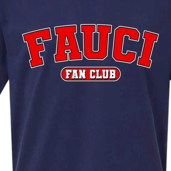 Dr Fauci Fan Club Logo Sueded Cloud Jersey T-Shirt