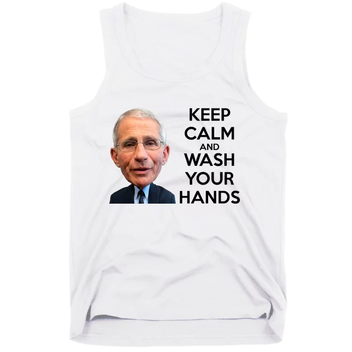 Dr Fauci Keep Calm And Wash Your Hands Tank Top