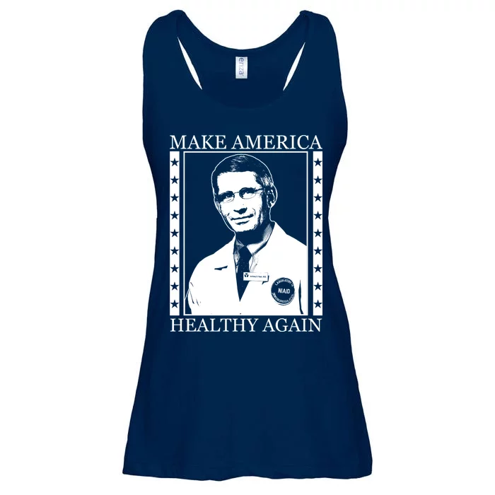 Dr Fauci Make America Healthy Again Ladies Essential Flowy Tank