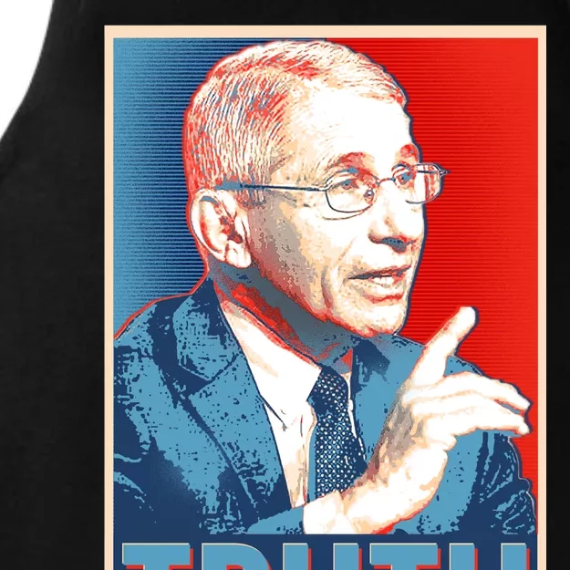 Dr Fauci Truth Election Poster Ladies Tri-Blend Wicking Tank