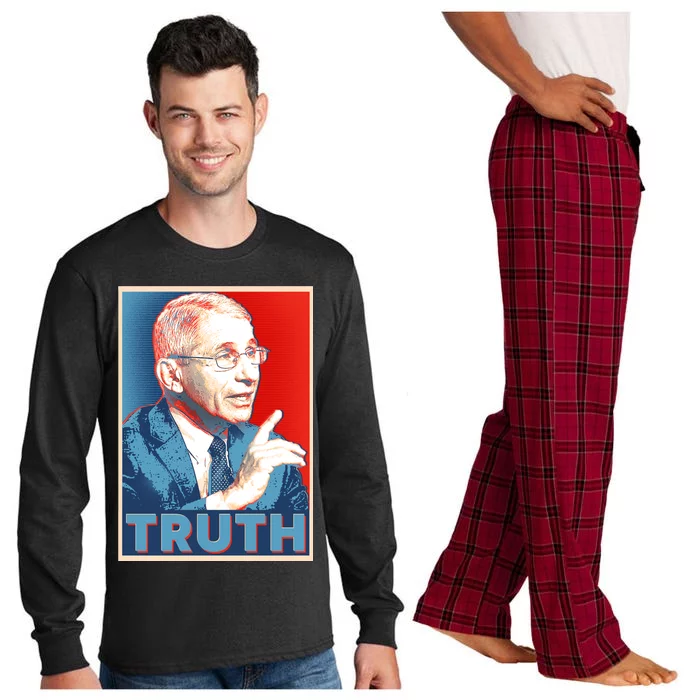 Dr Fauci Truth Election Poster Long Sleeve Pajama Set