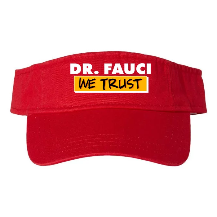 Dr Fauci We Trust Valucap Bio-Washed Visor