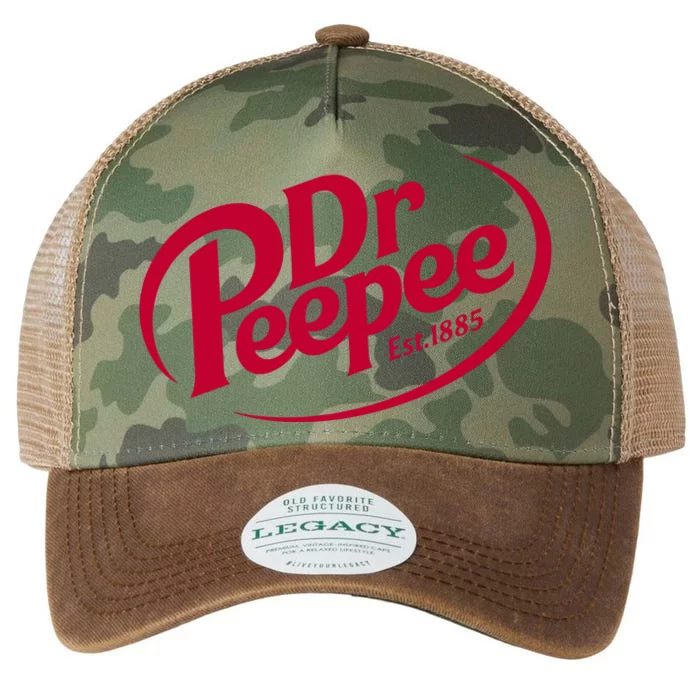 Dr Peepee Soda Pop Logo Legacy Tie Dye Trucker Hat