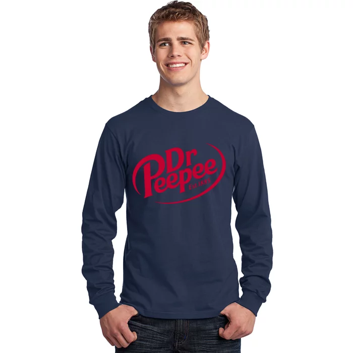 Dr Peepee Soda Pop Logo Long Sleeve Shirt