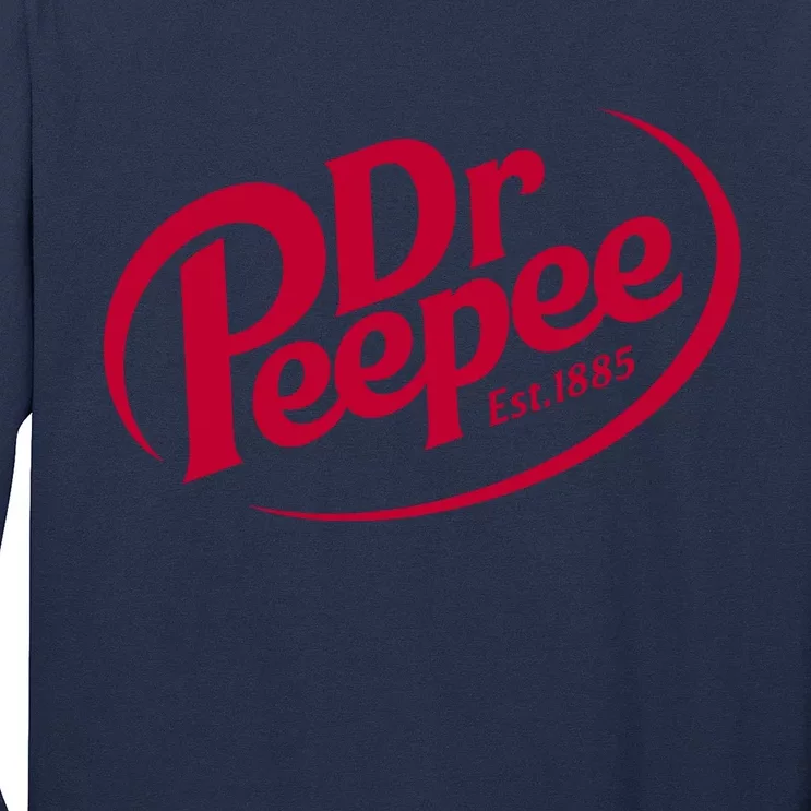 Dr Peepee Soda Pop Logo Long Sleeve Shirt