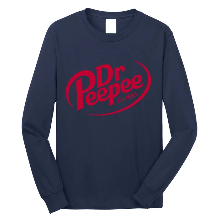 Dr Peepee Soda Pop Logo Long Sleeve Shirt