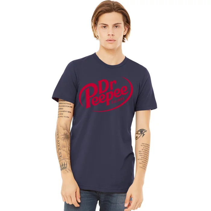 Dr Peepee Soda Pop Logo Premium T-Shirt