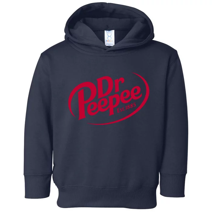 Dr Peepee Soda Pop Logo Toddler Hoodie