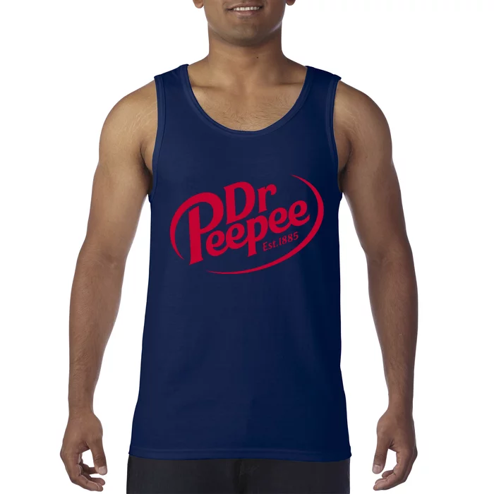 Dr Peepee Soda Pop Logo Tank Top