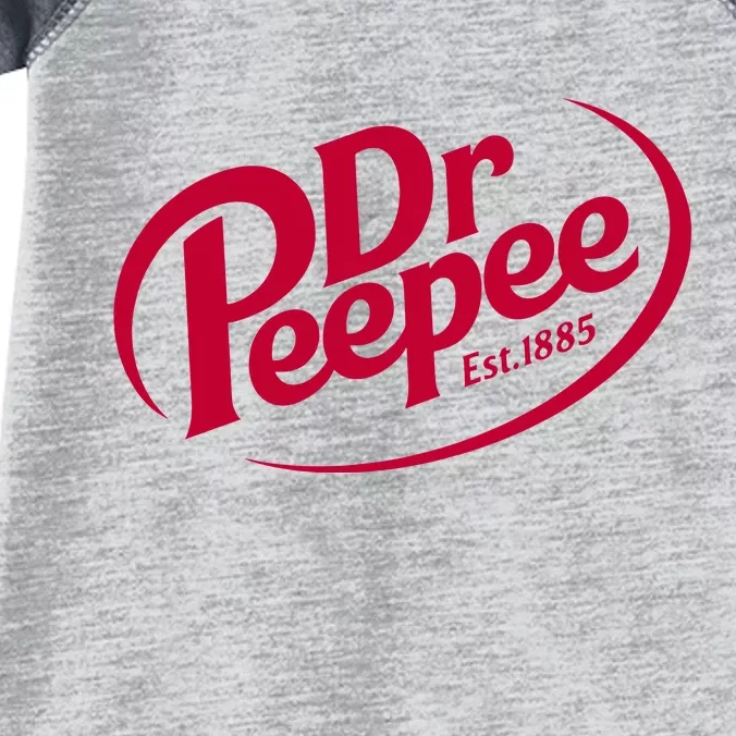 Dr Peepee Soda Pop Logo Infant Baby Jersey Bodysuit