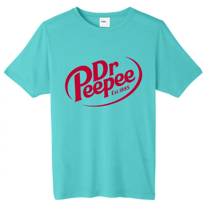 Dr Peepee Soda Pop Logo ChromaSoft Performance T-Shirt